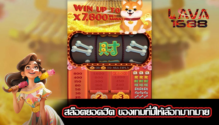 สล็อตยอดฮิต ของเกมที่มีให้เลือกมากมาย