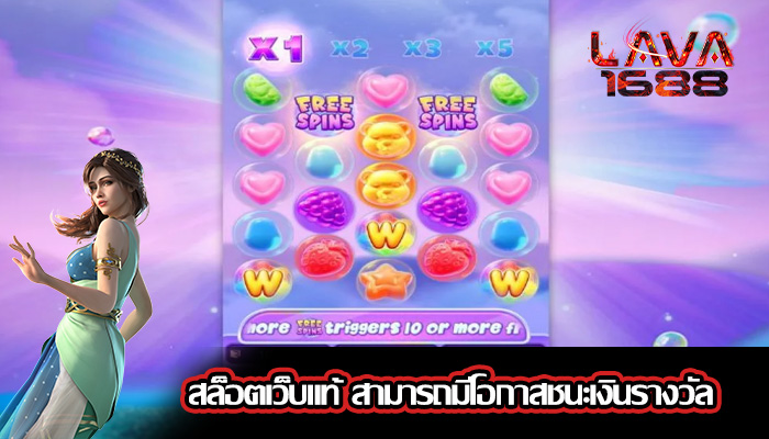 สล็อตเว็บแท้ สามารถมีโอกาสชนะเงินรางวัล