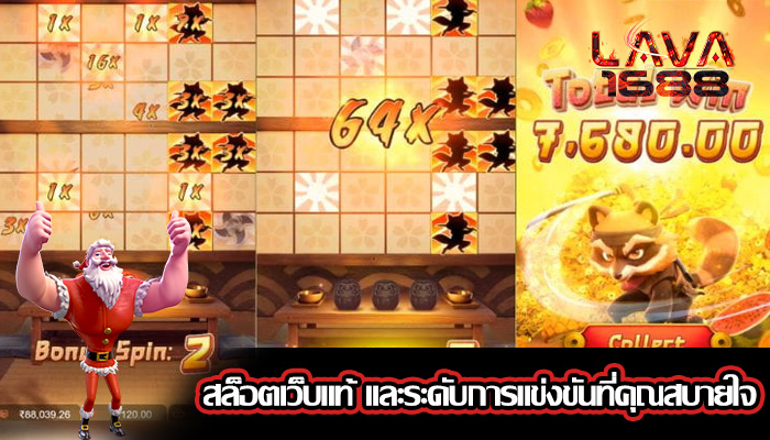 สล็อตเว็บแท้ และระดับการแข่งขันที่คุณสบายใจ